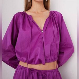 NWOT Rails Katia Lonf Sleeve Top in Berry